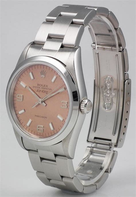 salmon pink rolex|rolex oyster watch 31mm.